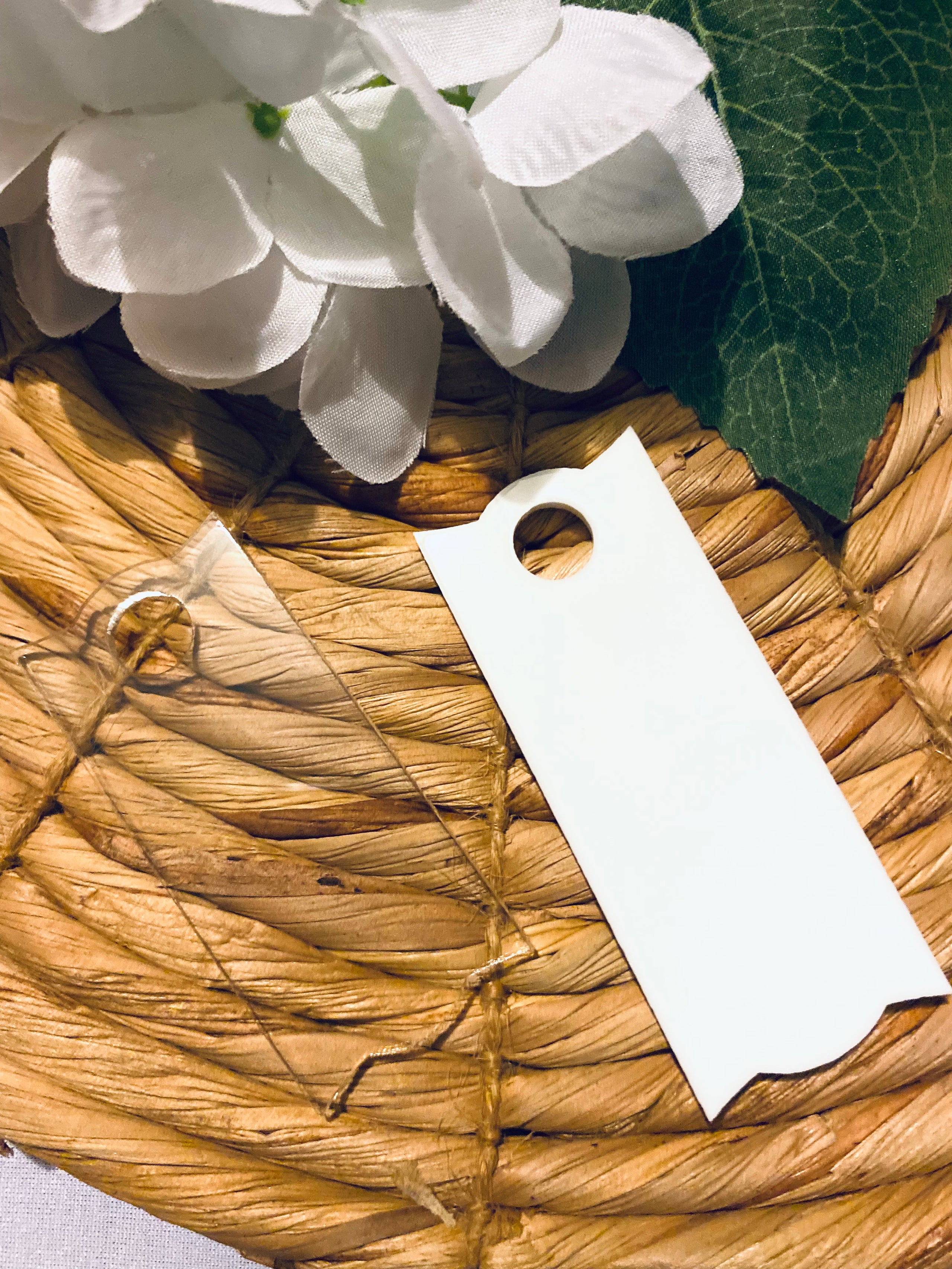 Blank Acrylic Name Tag Mrs. B's Creations